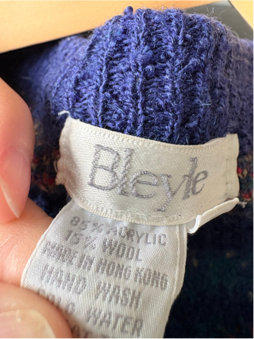 Bleyle Vintage Rare Cosby Wool Blend Cardigan - Picture 2 of 3